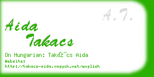 aida takacs business card